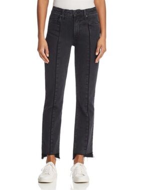 Paige Distressed Black Jean